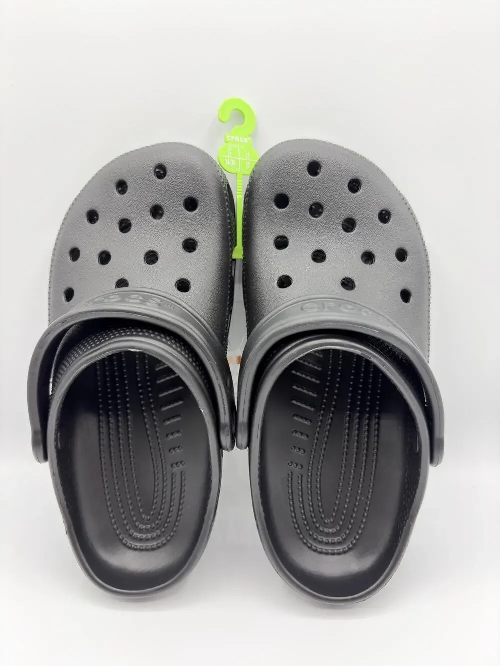 Crocs Classic Clog Sandal Black Kids Size J3 NWT